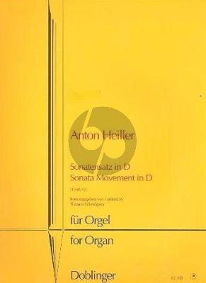 Heiller Sonatensatz D-dur Orgel (1941/42) (Thomas Schmogner)