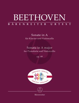 Beethoven Sonata A-major Op. 69 for Pianoforte and Violoncello (edited by Jonathan Del Mar)