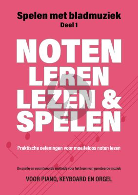 Spelen met Bladmuziek Deel 1 : Noten leren lezen en spelen