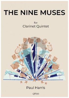 Harris The Nine Muses for Clarinet, 2 Violins, Viola and Cello (Score/Parts)