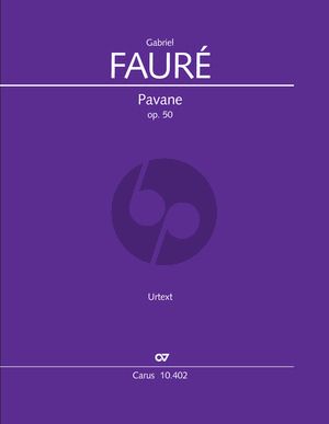 Faure Pavane Op. 50 SATB and Orchestra Full Score (edited by Denis Rouger)