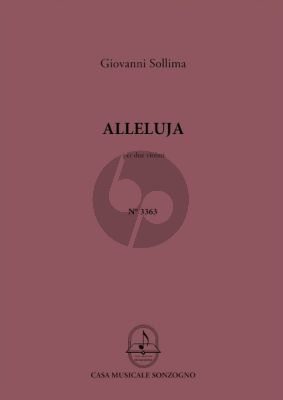Sollima Allelujah for 2 Violins (Score/Parts)