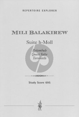 Balakariv Suite in B-minor for Orchestra Studyscore