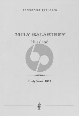 Balakirev Russia (Symphonic poem) Studyscore