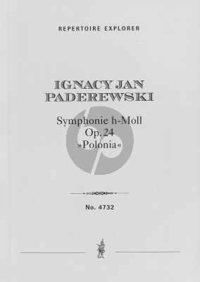 Paderewski Symphony in B minor, Op. 24 ‘Polonia’ Score