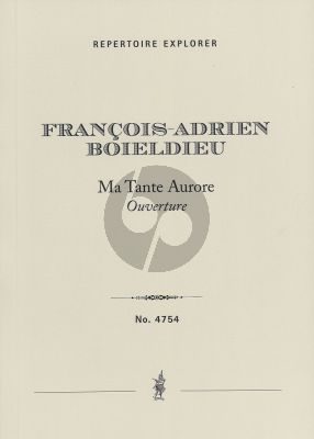 Boieldieu Ma Tante Aurore, Ouverture Score