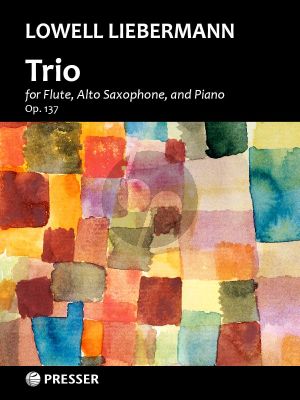 Liebermann Trio Op. 137 for Flute-Alto Saxophone and Piano (Score/Parts)