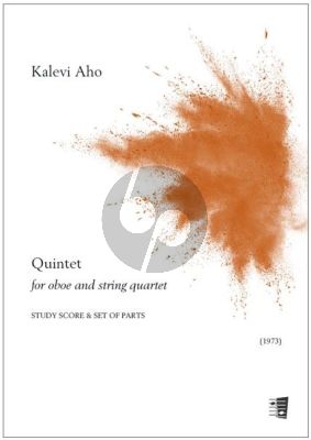Aho Quintet for Oboe and String Quartet (Score/Parts) (1973)