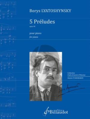 Lyatoshynsky 5 Preludes Op. 44 Piano solo
