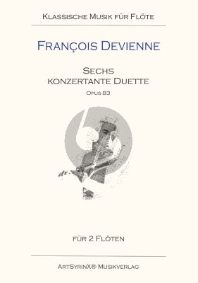Devienne 6 Konzertante Duette Op.83 fur 2 Floten (Spielpartitur)