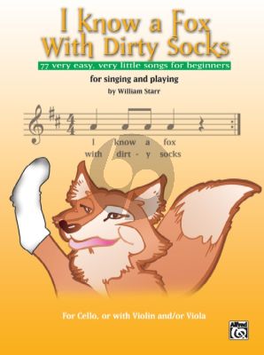 Starr I know a Fox With Dirty Socks Cello Book