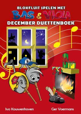 Bas en Viola Blokfluit December Duettenboek