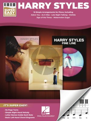 Harry Styles – Super Easy Songbook Piano or Keyboard