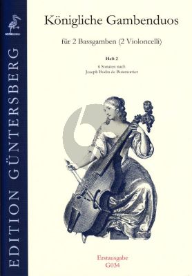 Königliche Gambenduos Vol. 2 Boismortier (2 Basgamben (oder Violoncelli) (Günter und Leonore von Zadow)