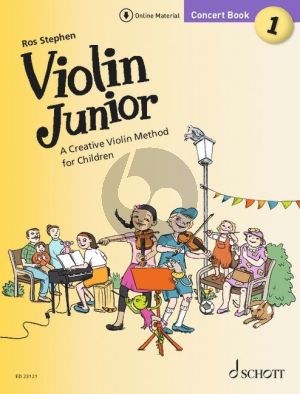 Stephen Violin Junior: Concert Book 1 Violin and Piano (A Creative Violin Method for Children) (Book with Audio online)