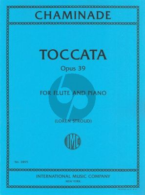 Chaminade Toccata, Op. 39 for Flute and Piano (arr. Loren Stroud)