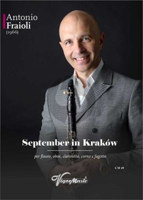 Fraoli September in Krakow per Flauto, Oboe, Clarinetto, Corno e Fagotto Score and Parts