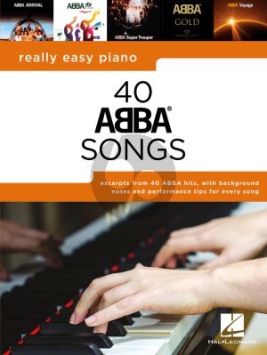 Really Easy Piano: 40 ABBA Songs