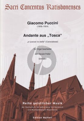 Puccini Andante aus „Tosca“ E lucevan le stelle Orgel (arr. Harald Feller)