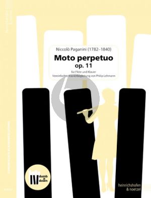 Paganini Moto perpetuo Op. 11 Flöte und Klavier (Vereinfachte Klavierbegleitung von Philip Lehmann)