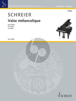 Schreier Valse mélancolique for Piano solo