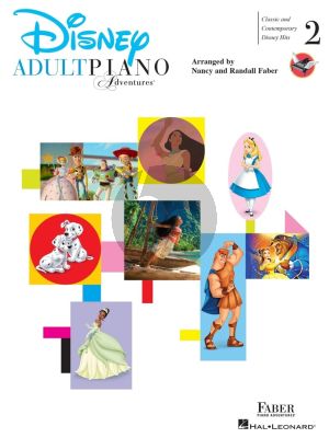 Faber Adult Piano Adventures – Disney Book 2 (Classic and Contemporary Disney Hits)