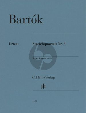 Bartok String Quartet No. 3 Parts (edited by Zsombor Németh and László Somfai)