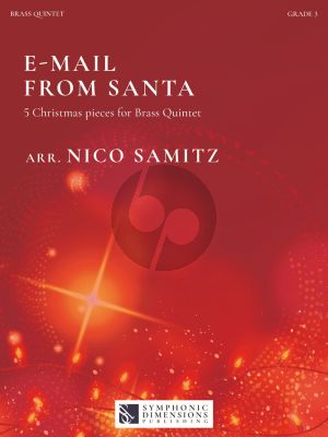 E-Mail from Santa for Brass Quintet (Score/Parts) (arr. Nico Samitz)