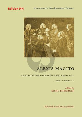 Magito 6 Sonatas Op. 1 Vol. 1 No. 1 - 3 Violoncello and Bc (edited by Elske Tinbergen)