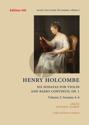 Holcombe 6 Sonatas Op. 2 Vol. 1 No. 4 - 6 Violin and Bc (edited by Michael Talbot)