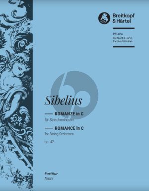 Sibelius Romanze C-dur Op.42 Streichorchester Partitur