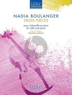 Boulanger 3 Pieces for Cello and Piano