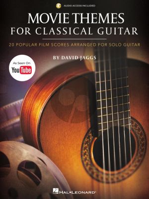 Movie Themes for Classical Guitar (Book with Audio online) (arr. David Jaggs')
