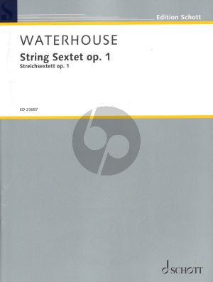 Waterhouse String Sextet Op.1 Score and Parts