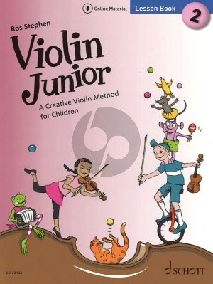 Stephen Violin Junior Lesson Book 2 Book with Audio online (A Creative Violin Method for Children)