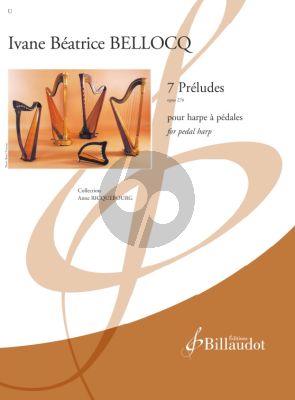 Belloco 7 Preludes Op.276 for pedal Harp