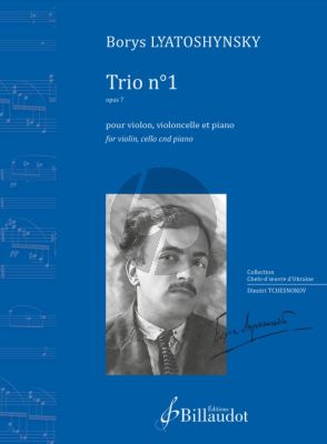 Lyatoshynsky Trio no.1 pour Violon - Violoncelle et Piano