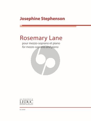 Stephenson Rosemary Lane Mezzo-Soprano and Piano