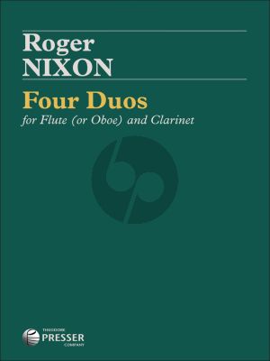Nixon 4 Duos for Flute or Oboe and Clarinet