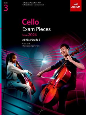 ABRSM: Cello Exam Pieces from 2024 Grade 3 Cello with Piano accompaniment