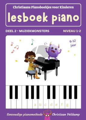 Veltkamp Lesboek Piano Deel 2 - Muziekmonsters