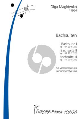Magidenko Bachsuiten I - III Cello solo