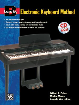 Palmer Manus Lethco Basix Electronic Keyboard Method Book with Cd