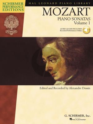 Mozart Piano Sonatas Volume 1 (Book with Audio online) (edited by Alexandre Dossin)