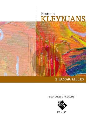 Kleynjans 2 Passacailles for 2 Guitars (Score/Parts)