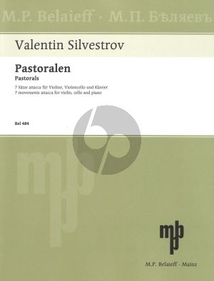 Silvestrow Pastorals for Violin - Violoncello and Piano Score and Parts (M.P. Belaieff Musikverlag)