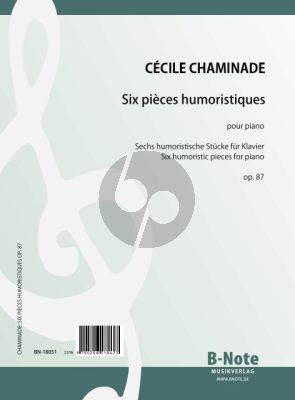 Chaminade Six Pièces Humoristiques Op. 87 Piano solo