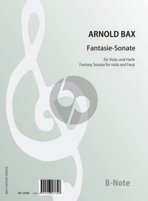 Bax Fantasy Sonata for Viola and Harp (Score/Parts)