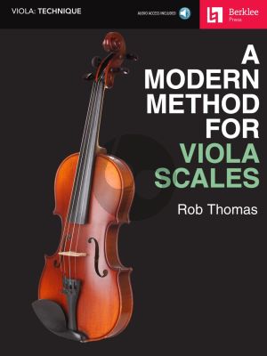 Thomas A Modern Method for Viola Scales (Book with Audio online)