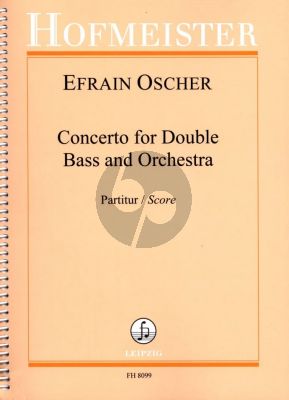 Oscher Soledad - Concerto for Double Bass and Orchestra (Full Score)